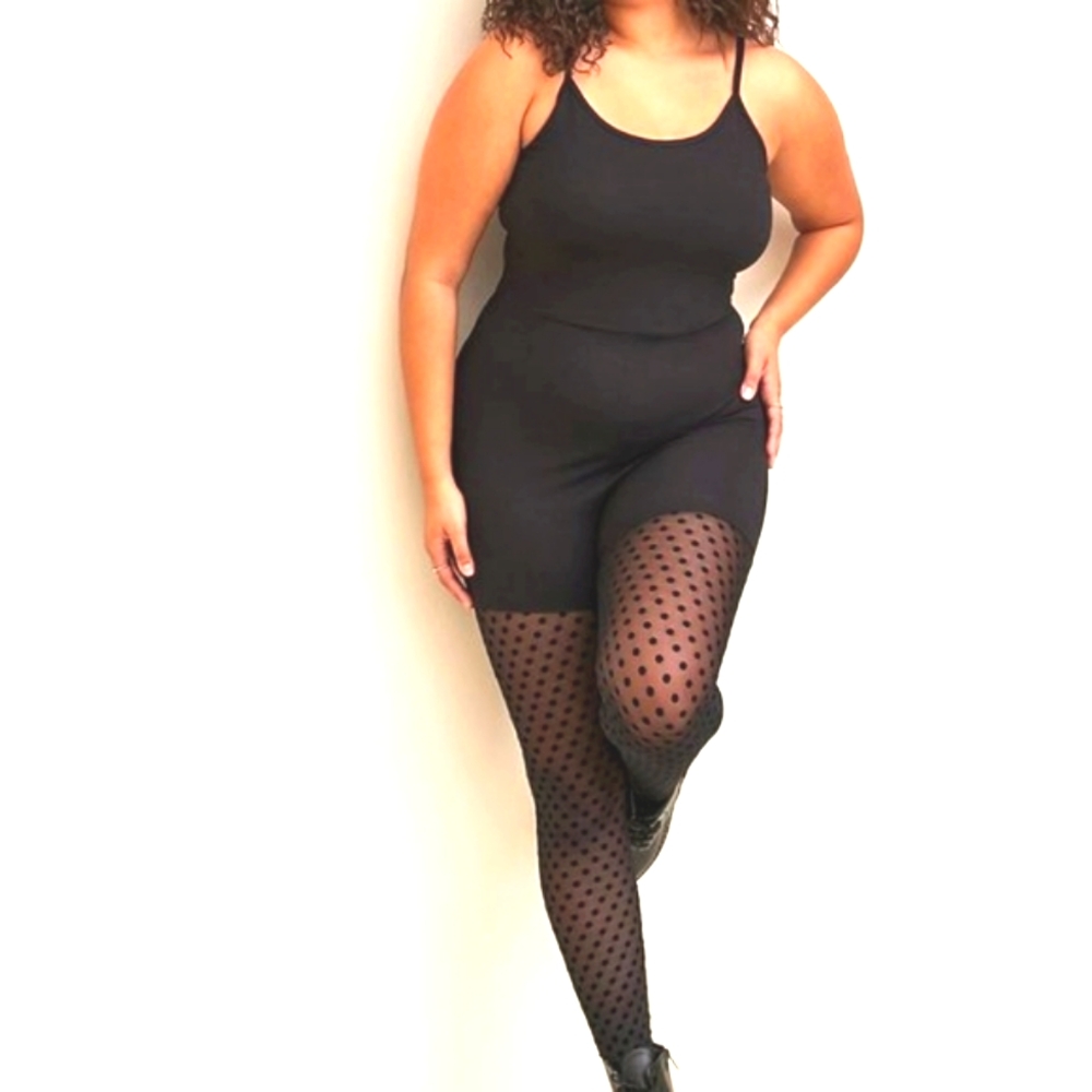 ❤️NWT TORRID CATSUIT - POLKA DOT MESH - PLUS SIZE